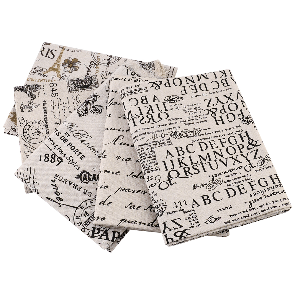 Linen Table Runner - Sewing Material Tissu Tablecloth Pillow Bag